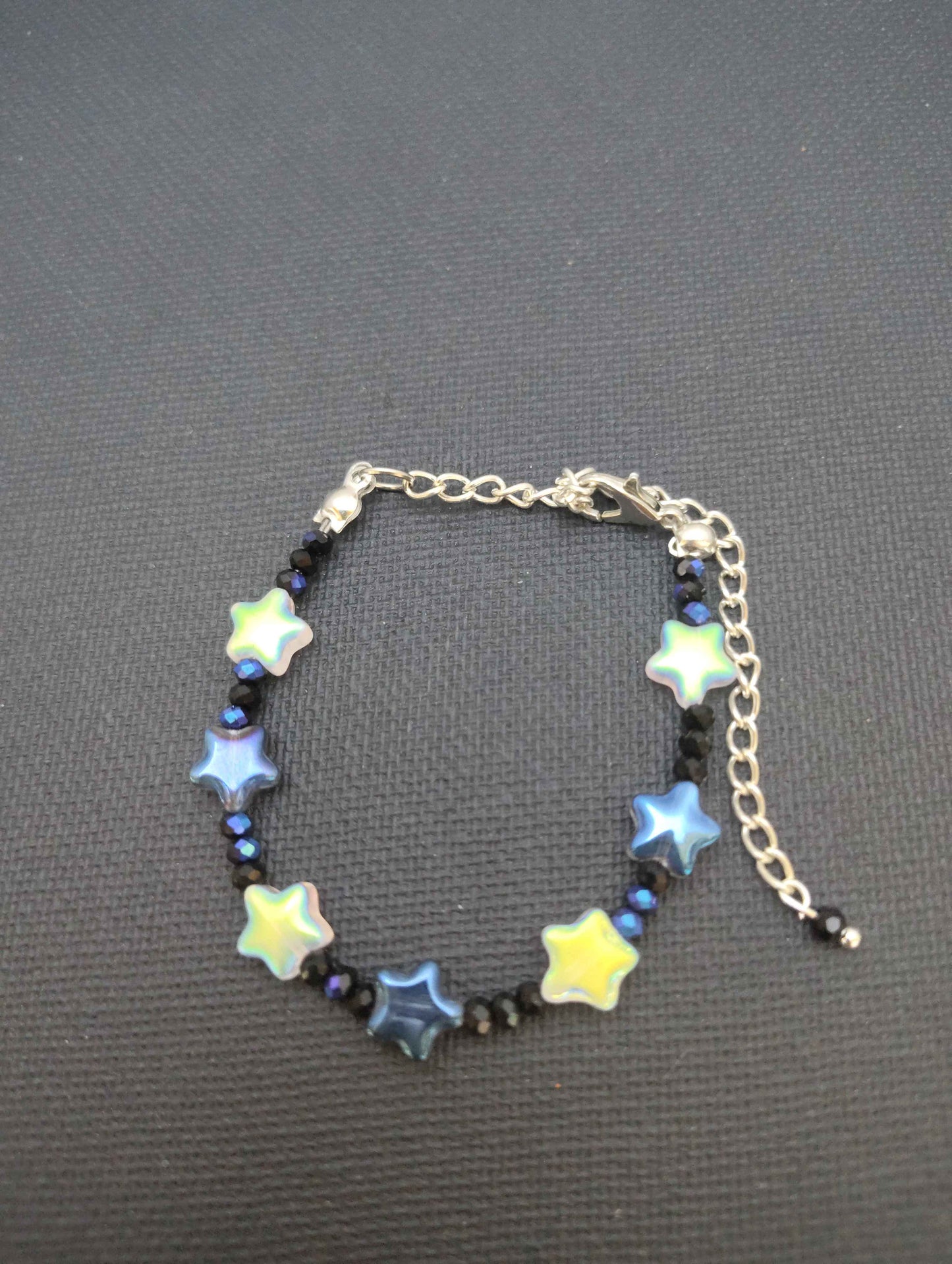 Blue and White Star Bracelet
