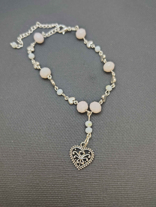Silver Heart Bracelet