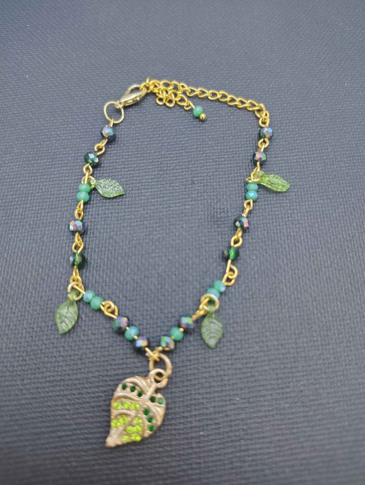 Green Leaf Bracelet