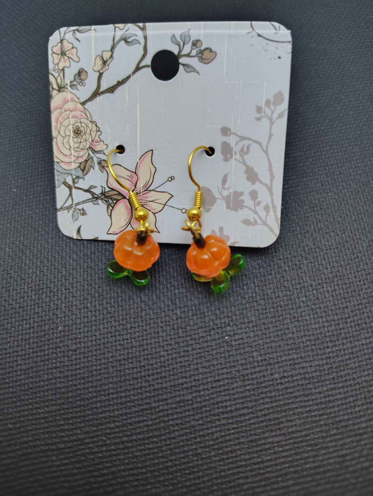 Pumpkin Earrings